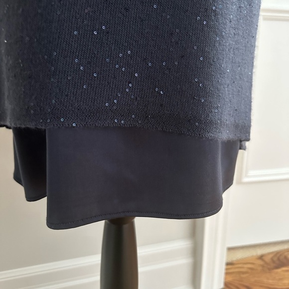 Fabiana Filippi Black Label Cashmere Dress with Cardigan Size Small - Picture 4 of 7